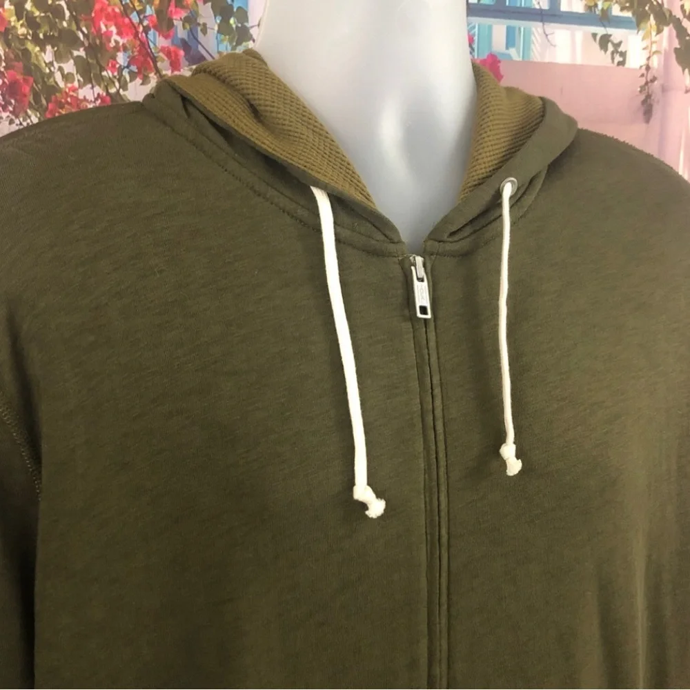 NWT J. Crew Olive Green Jacket Hoodie